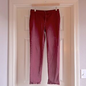 Lila Ryan red pants size 6
